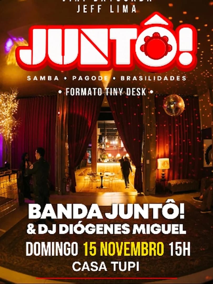 JUNTÔ | RODA DE SAMBA | CASA TUPI | SÃO PAULO