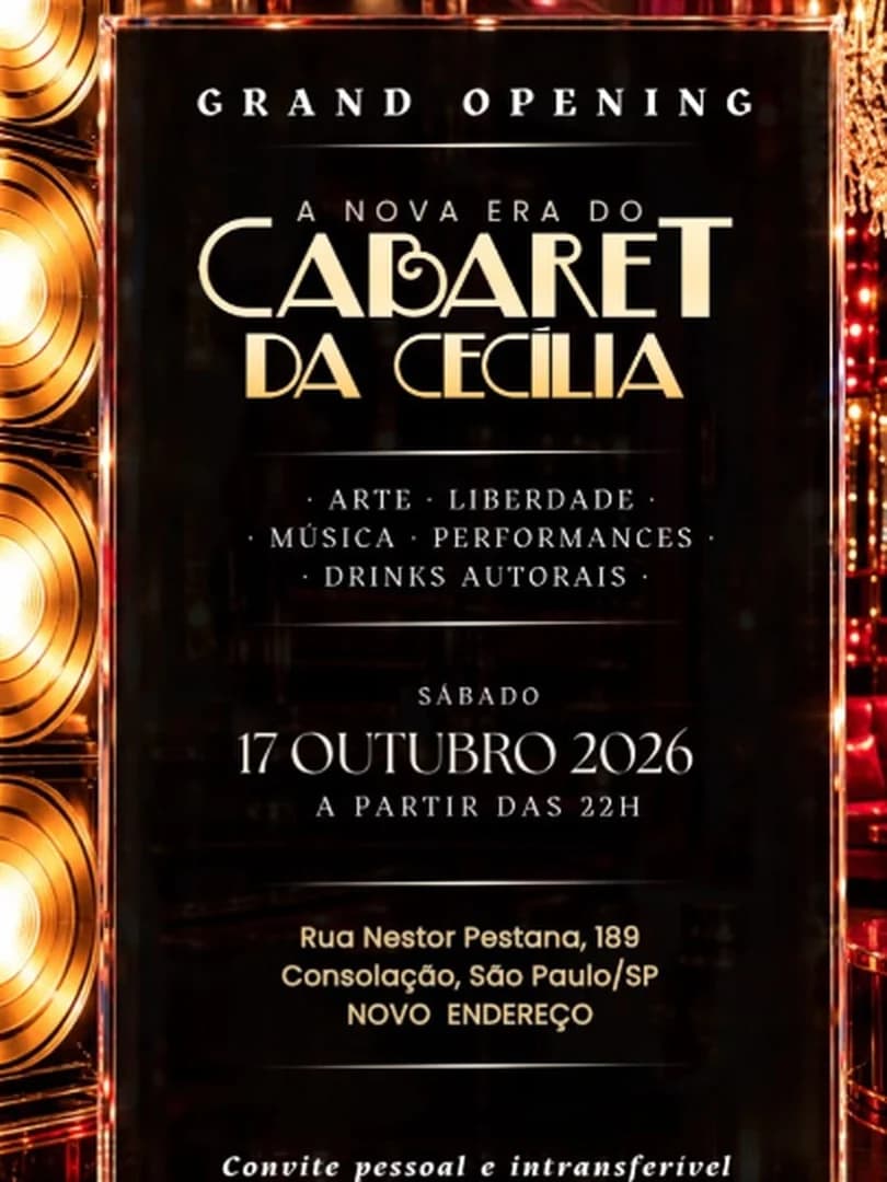 Abertura novo Cabaret da Cecília